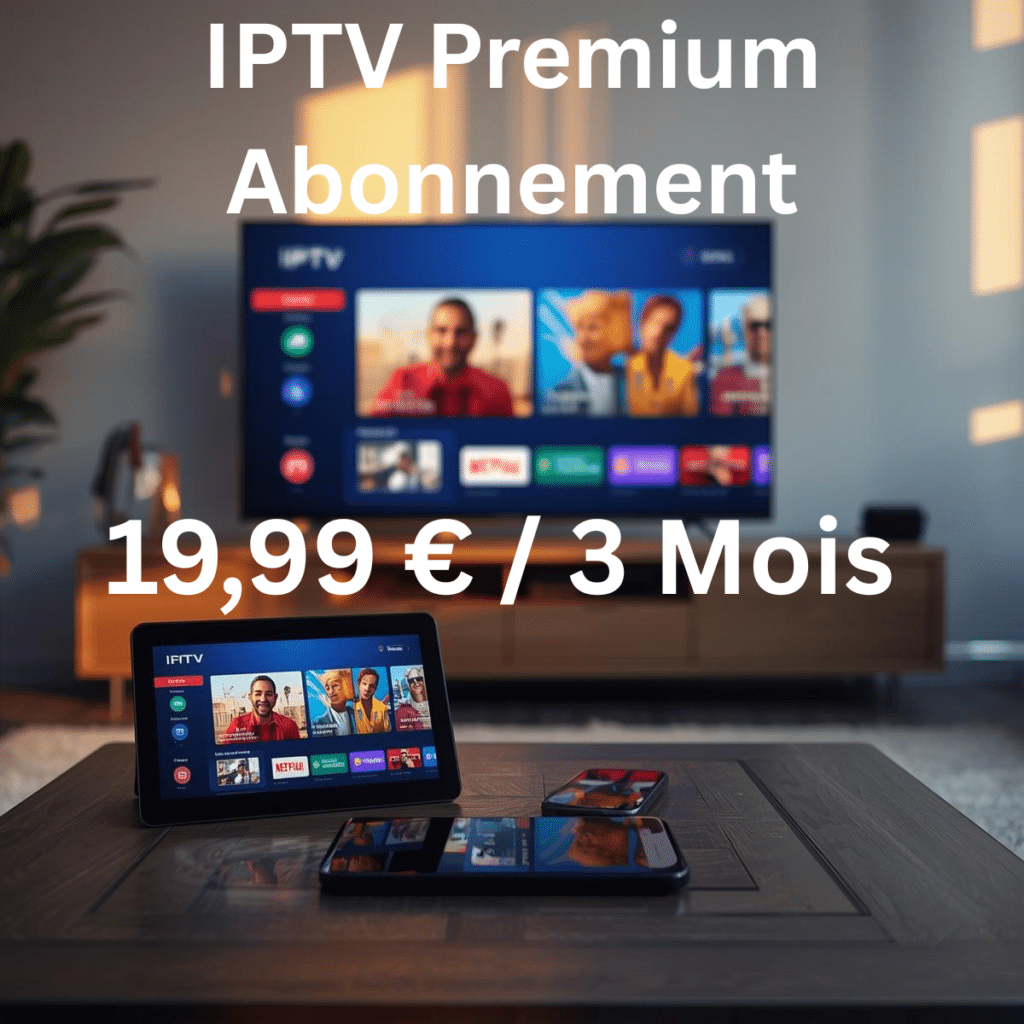 IPTV Premium Abonnement 3 Mois
